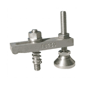 Carr Lane CL-3220-2 Tapped-Heel Clamp Strap Assembly, Stainless Steel (Leveling Foot)
