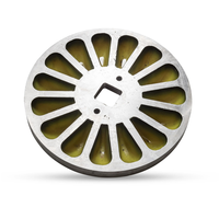 Flex-Lite Yellow Feed Bowl - 15 Round Pocket