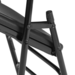 NPS 1110 NPS® 1100 Series Deluxe Fan Back with Triple Brace Double Hinge Folding Chair, Pack of 4