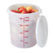 Cambro Poly 22 qt. Round Food Storage Containers