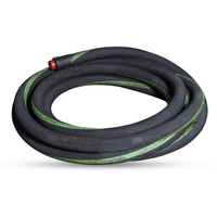 2" X 50' Green Stripe Shotcrete Hose with Grooved Ends