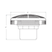 CMP 2" VGB Fiberglass Main Drain in White 25215-000-000
