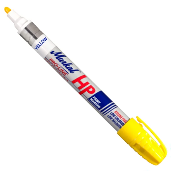 Paint Marker - Liquid - Yellow - Oily Surface