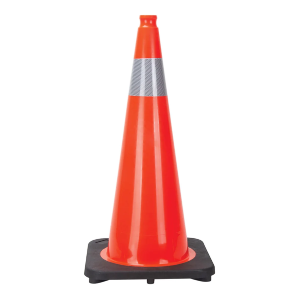 Traffic Cone - 28" - Orange - 4" Reflective Collar