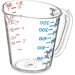Carlisle 4314107 Clear Plastic Measuring Cup