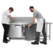 FSE MRSL-2D/60 60" W Refrigerated 2-Door Salad/Sandwich Prep Tab
