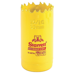 STARRETT DCH0156-G 1-5/16'' (33mm) NVP Deep Cut Bi-Metal Hole Saw