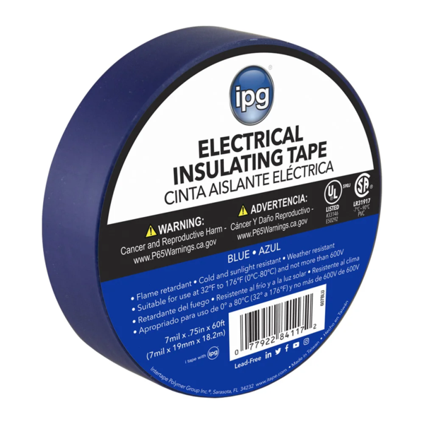 Electrical Tape - 18 mm x 20 m - Blue