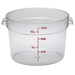 Cambro RFSCW12135 Camwear 12 qt. Round Food Storage Container