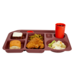 Cook's Brand 630-907 Correctional Eight Compartment Trays