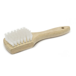 White Nylon Harwood Block Sidewall Brush