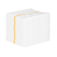Wiper M915180FGD Microfiber Ribbed Bar Mops with Gold Center Stripe
