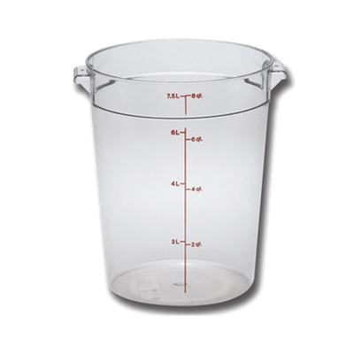 Cambro RFSCW8135 Camwear 8 qt. Round Food Storage Containers