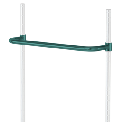 Quantum PH24P Push Handle, 24"W, green epoxy antimicrobial finis