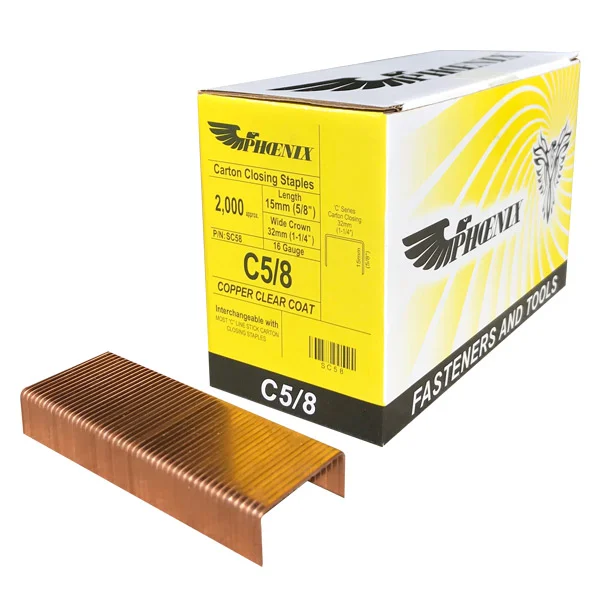 Carton Staples - C Series - 5/8"