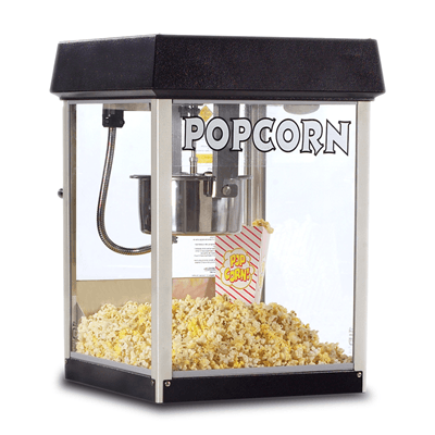 Gold Medal Midnight Black Fun Pop Popcorn Popper