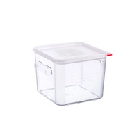 Araven 31853 Square Polycarbonate Container, 6 L./ 6,3 qt