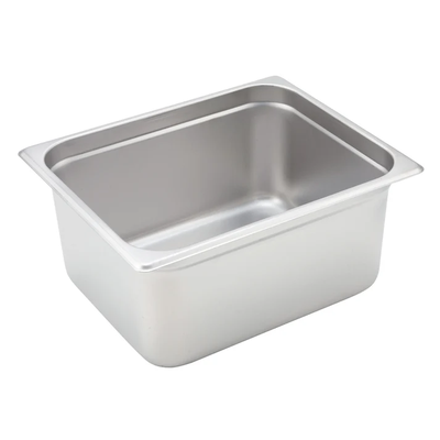 Winco SPJH-206 - Anti-Jam Steam Pan, 22 Gauge Stainless Steel