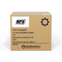 RPS - 14-382-0025MECCWMT - 14" Diamabrush,Mastic,25 Grit - Counterclockwise,Metal Blade