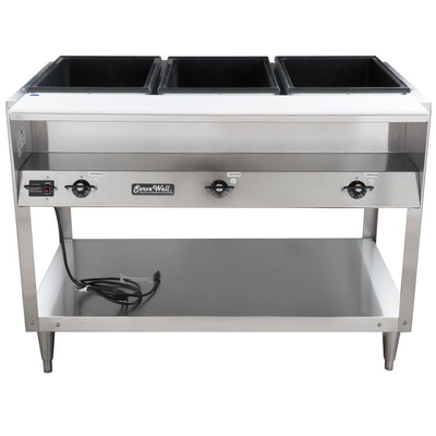 Vollrath 38003 ServeWell 3 Well Hot Food Station