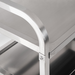 Carlisle UC4031529 17.5" x 29.5" 3-Shelf Stainless Steel Utility