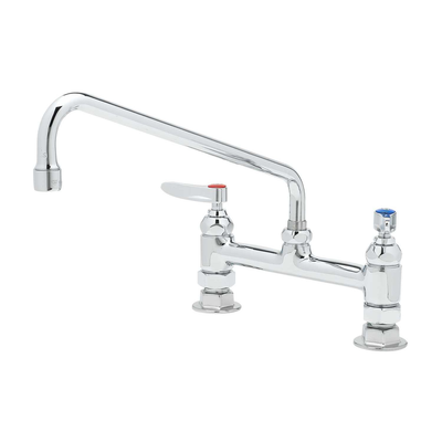 T&S Brass B-2280 Double Double Pantry Faucet Deck Mount Mixing Faucet With 8" Adjustable Centers