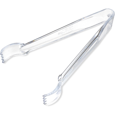 Carlisle 400607 Carly® Salad Tong - Clear