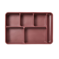 Cook's 630-170 Marathon 6-Compartment Insulated Meal Tray (10/Case)