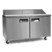 FSE MRSL-2D/60 60" W Refrigerated 2-Door Salad/Sandwich Prep Tab