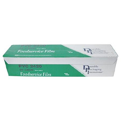 Durable Packaging PVC2420 24" x 2,000' Foodservice Film