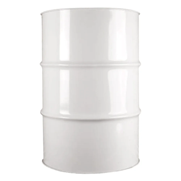 Steel Drum - Closed Top - 55 Gallon - White - Lined - UN Rated