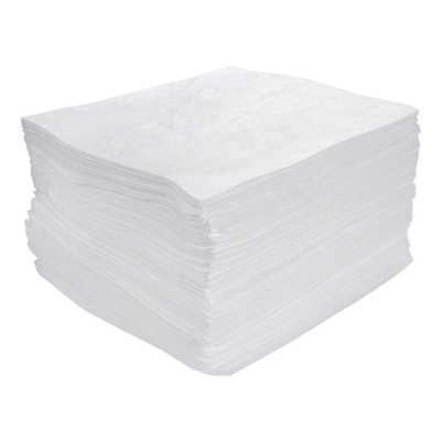 Absorbent Pads - Oil Only - Heavyweight - 15" x 17" - 30 Gallon Absorbency