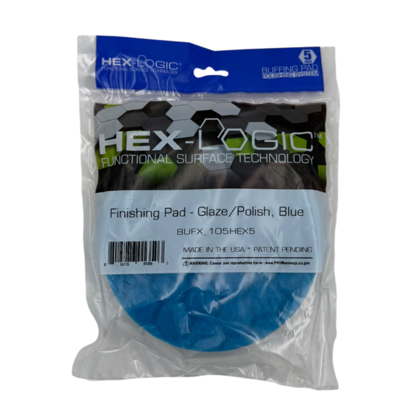 5" Blue Hex-Logic Polishing/Finishing Pad