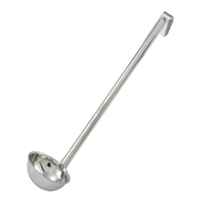 Winco LDI-6 6 oz One-Piece Stainless Steel Ladle
