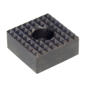 Carr Lane CLM-12-SGB Metric Square Gripper, Counterbored (Hardened Tool Steel, Serrated)