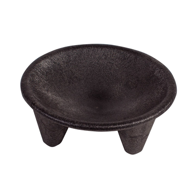 Winco PMP-12 12 Oz. Molcajete Salsa Plate Set