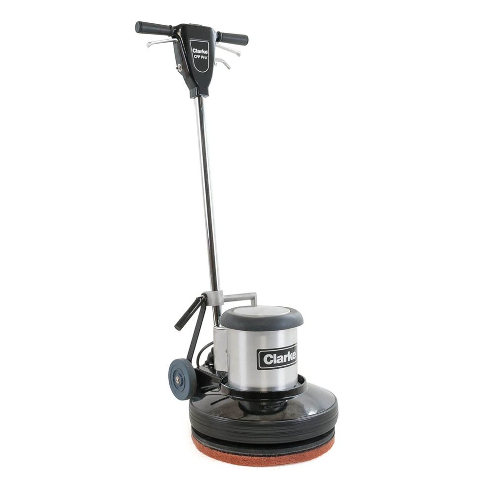 Clarke CFP Pro 17HD low-speed floor buffer, angled view