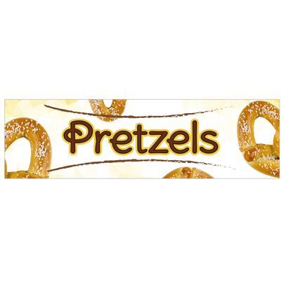 Winco EDM-2PRS 5-3/4"H Pretzel Sign