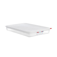 Araven 03044 8.78 Qt Full Size Polypropylene Square Containers (6/Case)