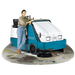 Reconditioned Tennant 6400 Gas Ride-On Sweeper