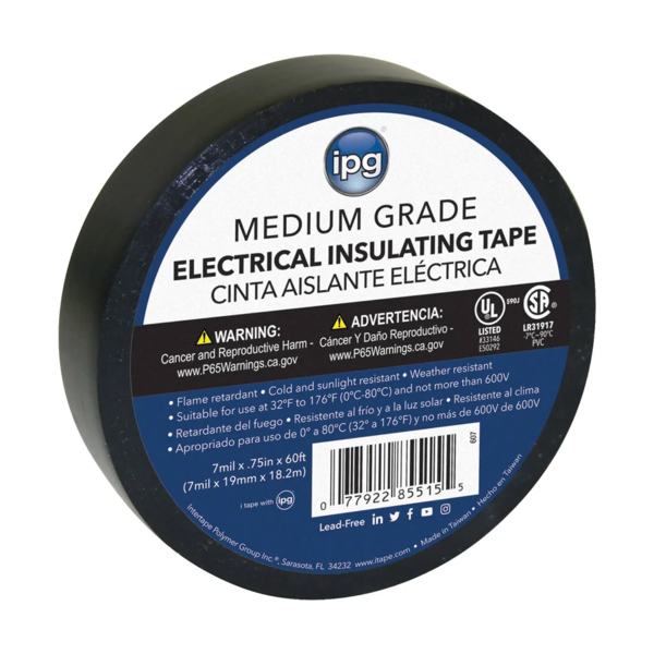 Electrical Tape - 18 mm x 20 m - Black