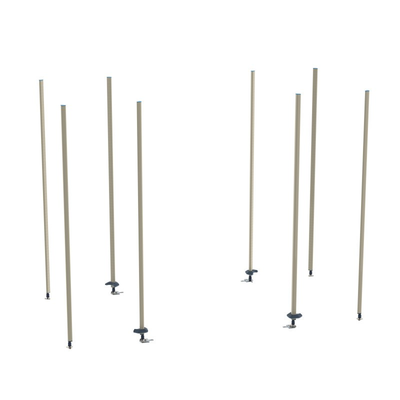 Metro BTEQ3 Metromax Q Qwiktrak Stationary End Unit Kit Hardware