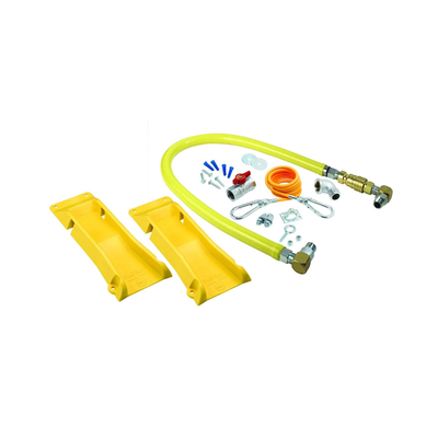 T&S Brass HG-4C-48SK-PS Safe-T-Link Gas Connector Kit 1/2" Connection