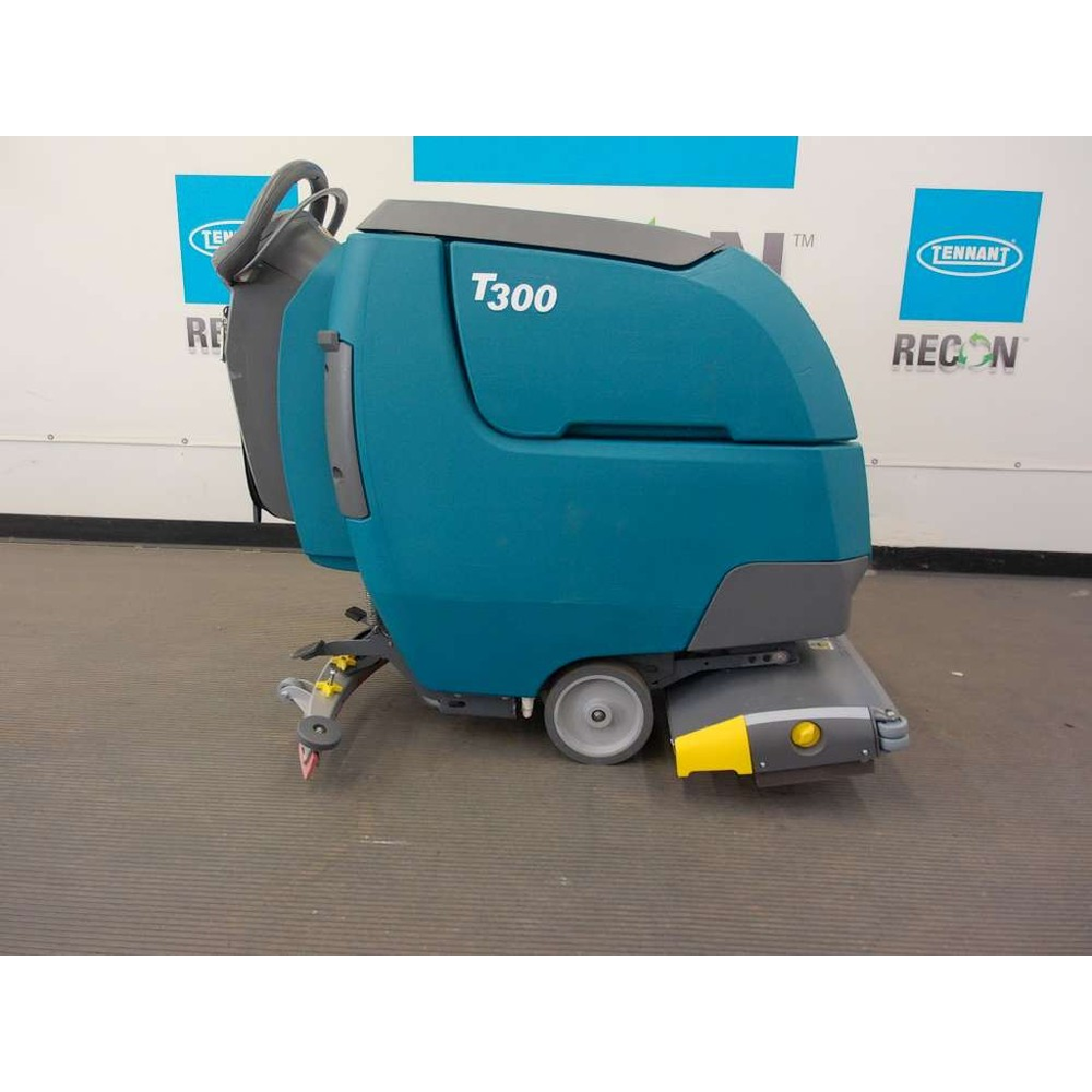 Reconditioned Tennant T300 Walk-Behind Scrubber, 20" Cylindrical, 2017, 306 Hrs