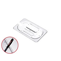 Araven 84022 Universal Polycarbonate GN 1/4 Notched Lid