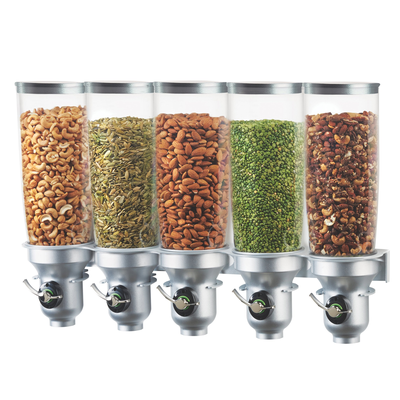 Cal-Mil 3518-5-39FF (5) 5L capacity cylinders Cereal Dispenser