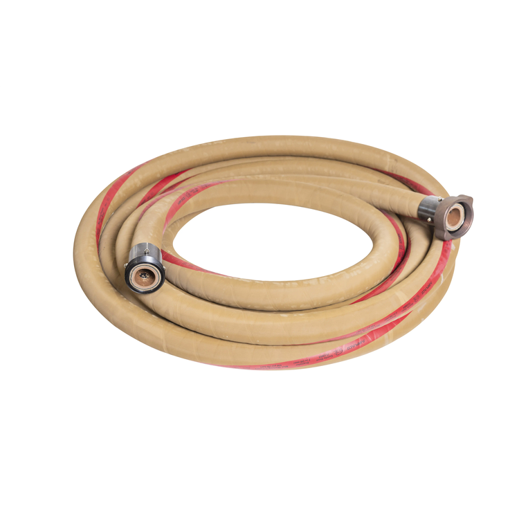 Pro Series 2" X 50' Nozzle Hose, Assembled w/Aluminum Couplings & Steel Wing Nut
