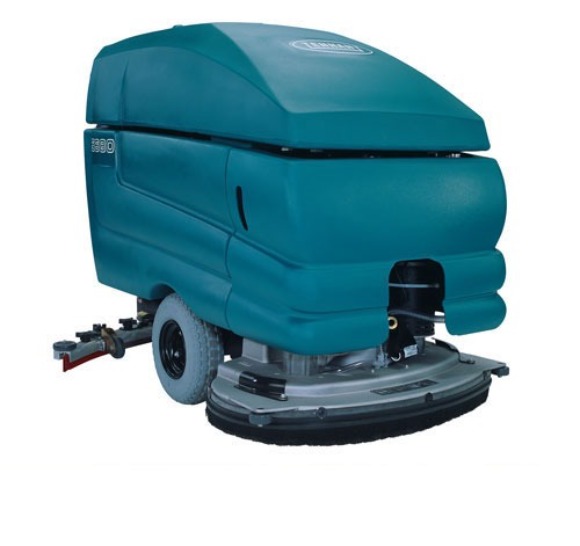 Walk-behind floor scrubber