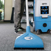 EDIC Galaxy Pro cleaning carpet with a Triton wand