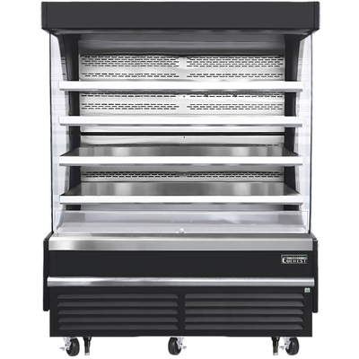Everest EOMV-72-B-35-T Open Air Merchandiser 8 Shelves, 230v, NSF - 37 cu. ft.